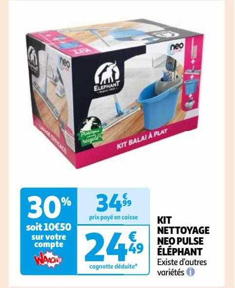 Kit Nettoyage Neo Pulse éléphant