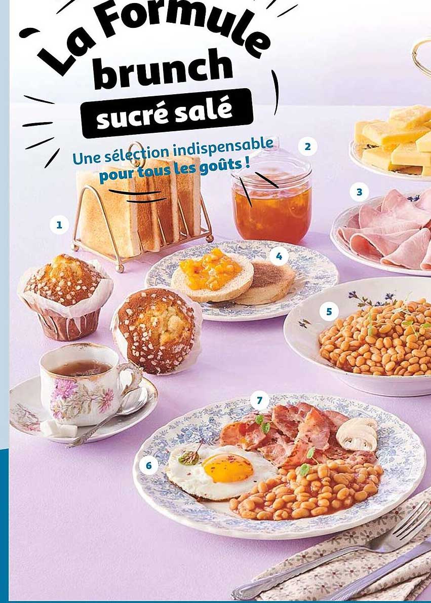 la formule brunch sucré salé