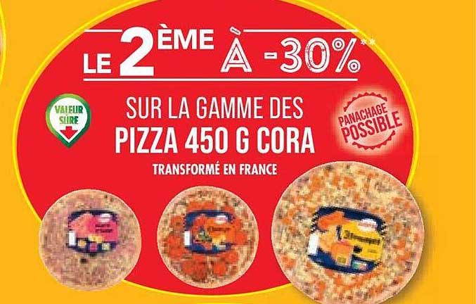La Gamme Des Pizza 450 G Cora