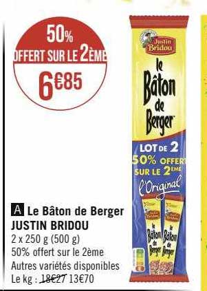 le bâton de berger justin bridou