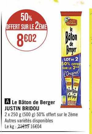 Le Bâton De Berger Justin Bridou