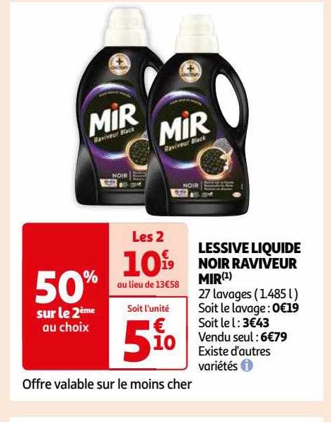 lessive liquide noir raviveur mir
