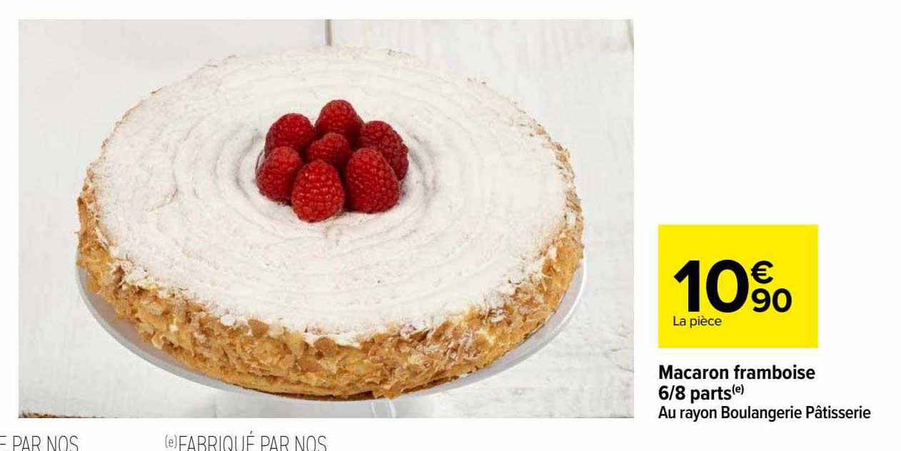 Macaron Framboise 6-8 Parts