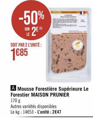 mousse forestière supérieure le forestier maison prunier