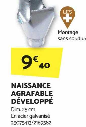 naissance agrafable développé