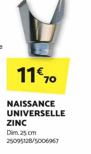 naissance universelle zinc