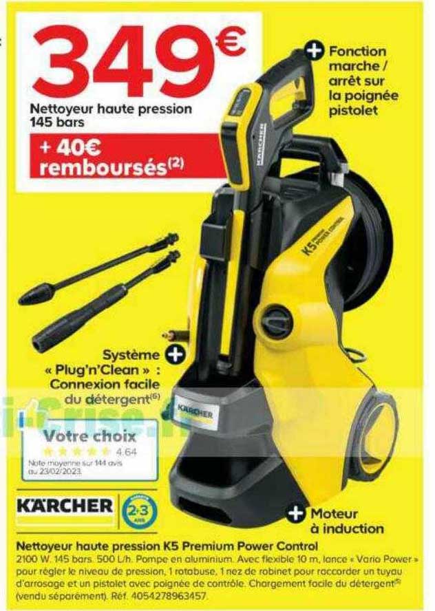 nettoyeur haute pression k5 premium power control kärcher