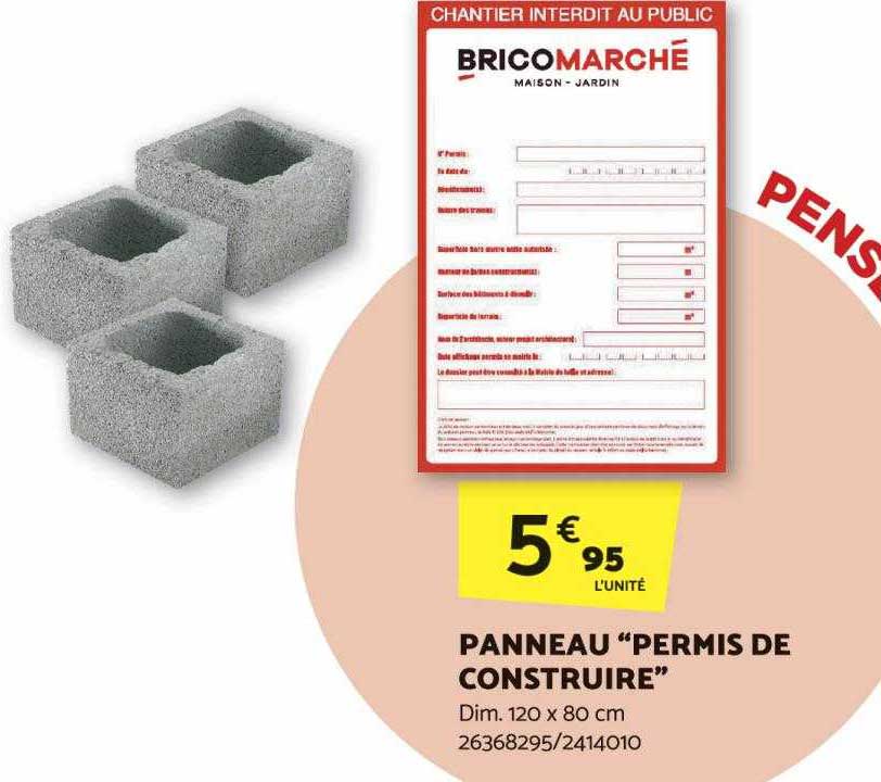 panneau "permis de construire"