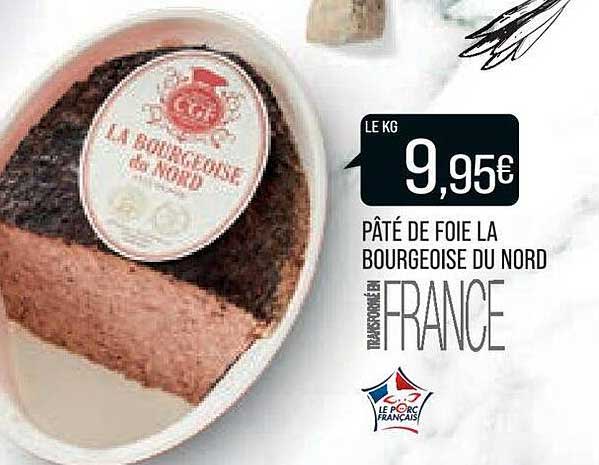 pâté de foie la bourgeoise du nord