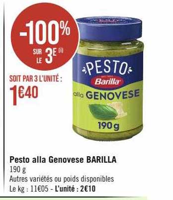pesto alla genovèse barilla