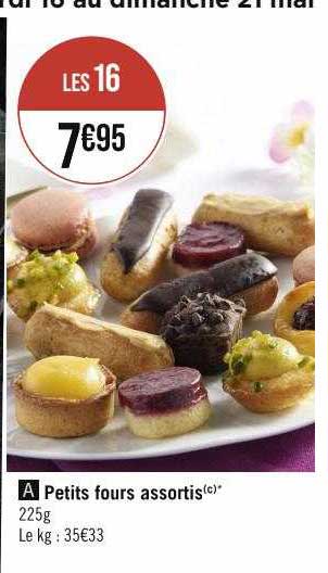 Petits Fours Assortis