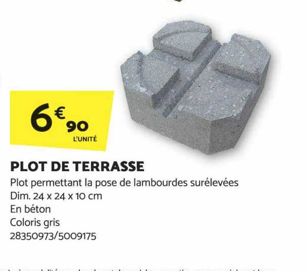 plot de terrasse