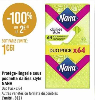 protège-lingerie sous pochette dailies style nana