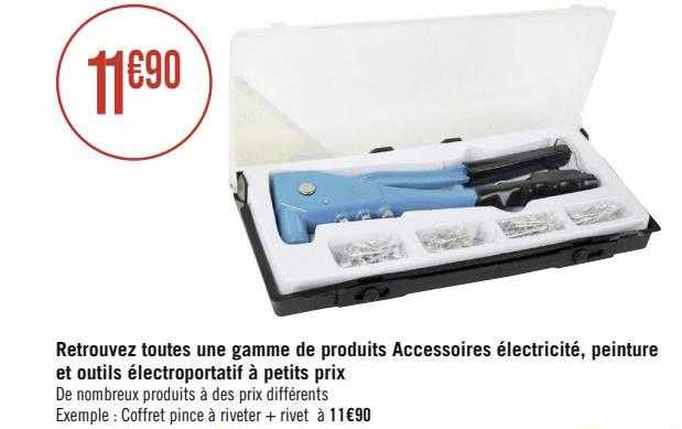 retrouvez toutes une gamme de produits accessoires électricité, peinture et outils électroportatif à petits prix