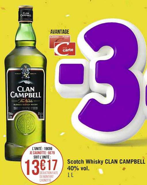 scotch whisky clan campbell