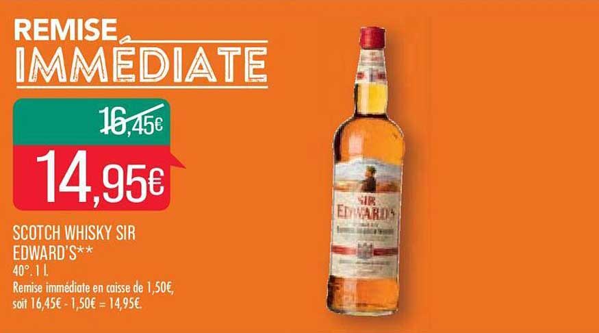 scotch whisky sir edward's