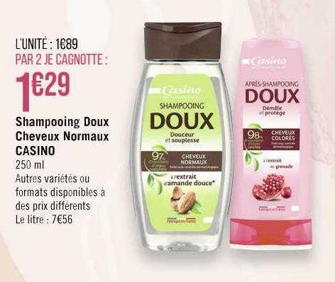 shampooing doux cheveux normaux casino