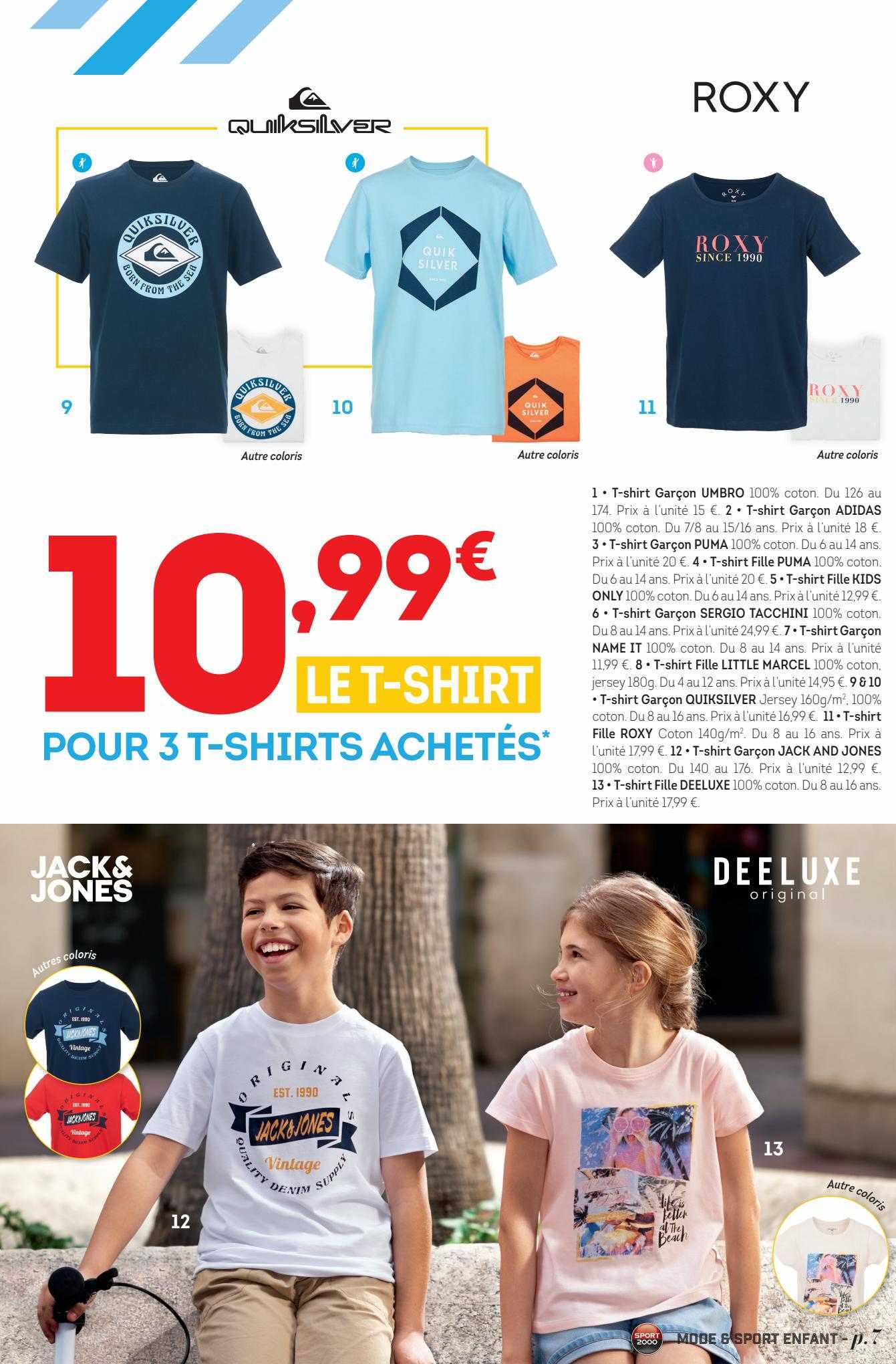 t-shirt umbro, t-shirt garçon adidas, t-shirt garçon puma, t-shirt fille puma, t-shirt fille kids only, t-shirt garçon sergio tacchini, t-shirt garçon name it, t-shirt fille little marcel
