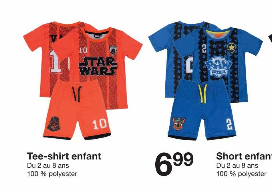 Tee-shirt Enfant, Short Enfant