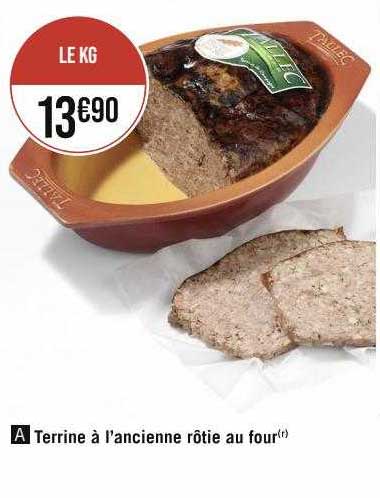 Terrine à L'ancienne Rôtie Au Four