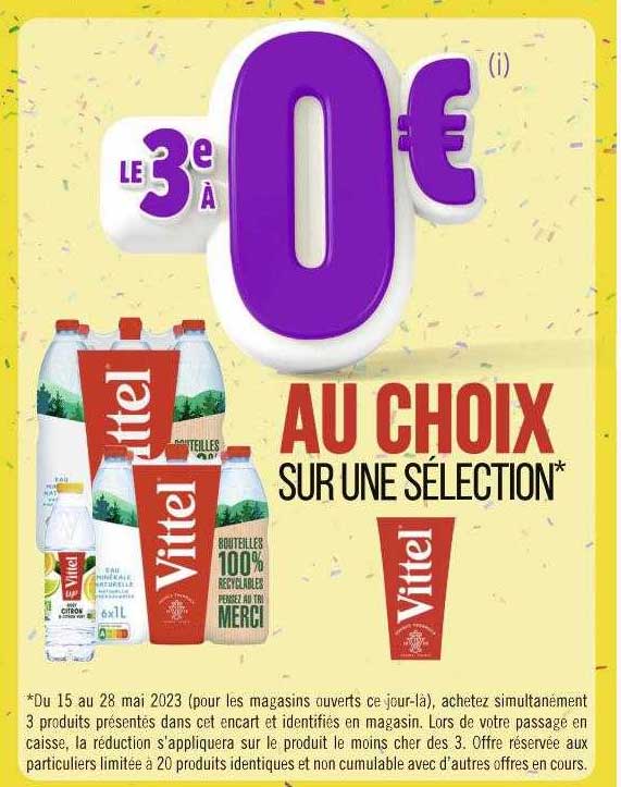 une sélection vittel