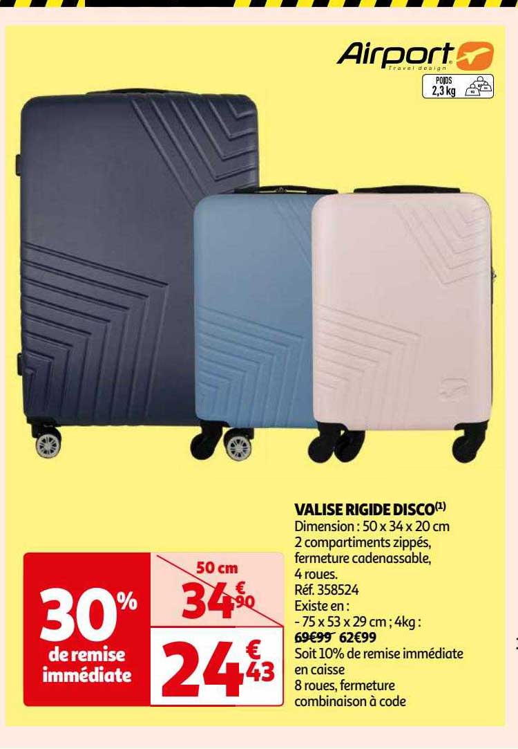 valise rigide disco
