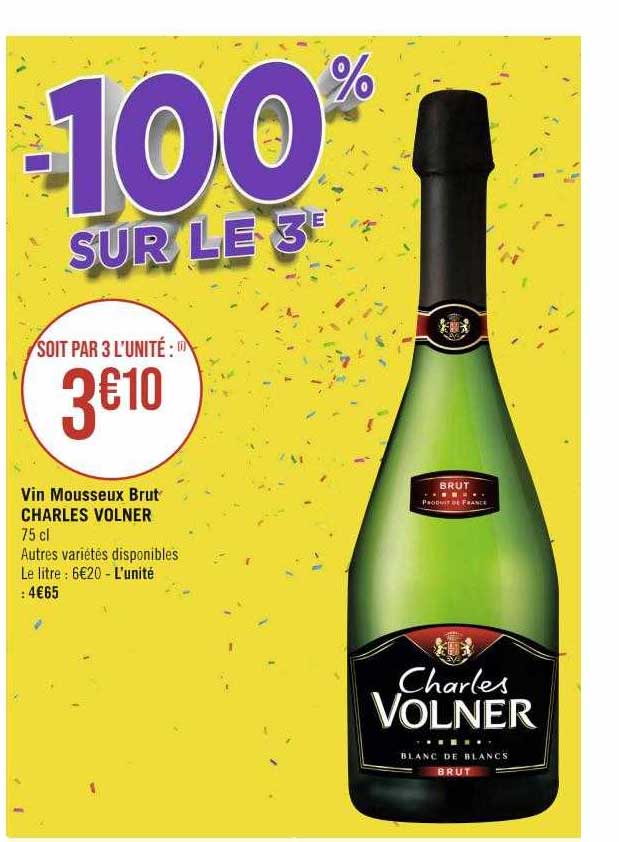 vin mousseux brut charles volner