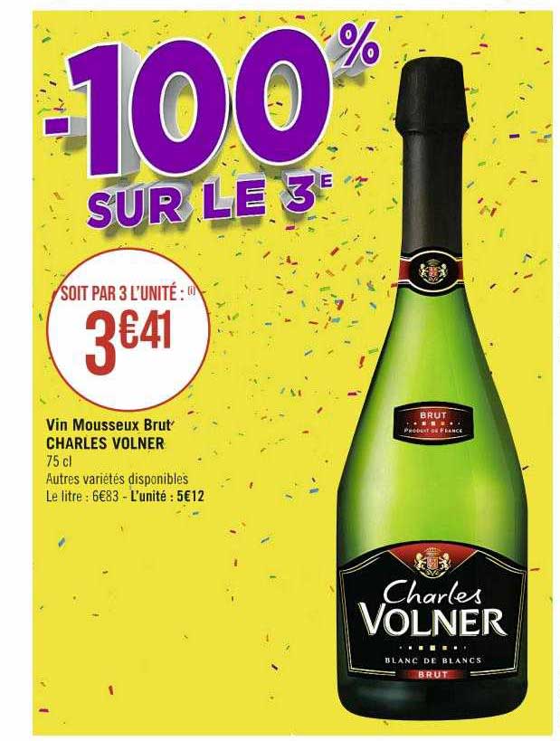 vin mousseux brut charles volner