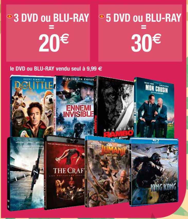 3 Dvd Ou Blu-ray, 5 Dvd Ou Blu-ray