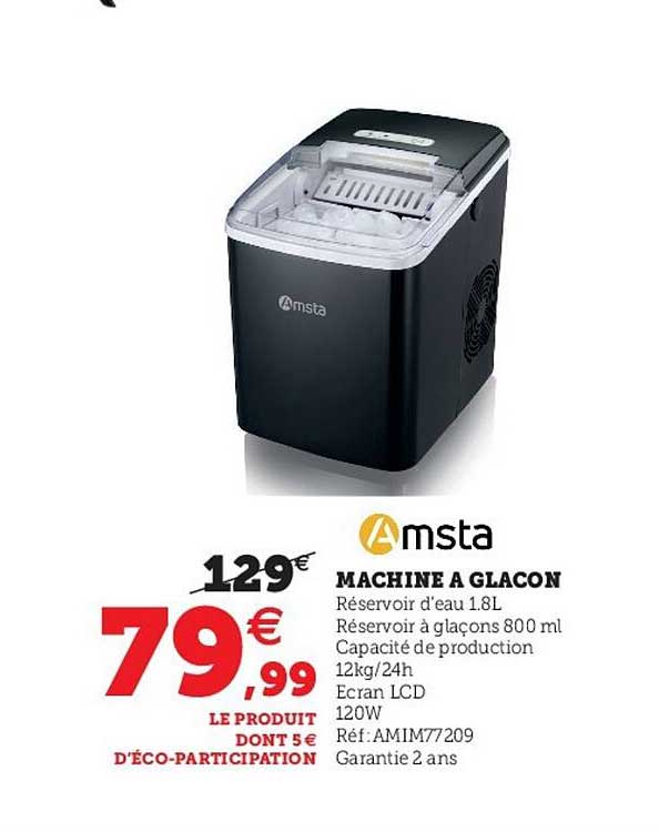 amsta machine a glacon