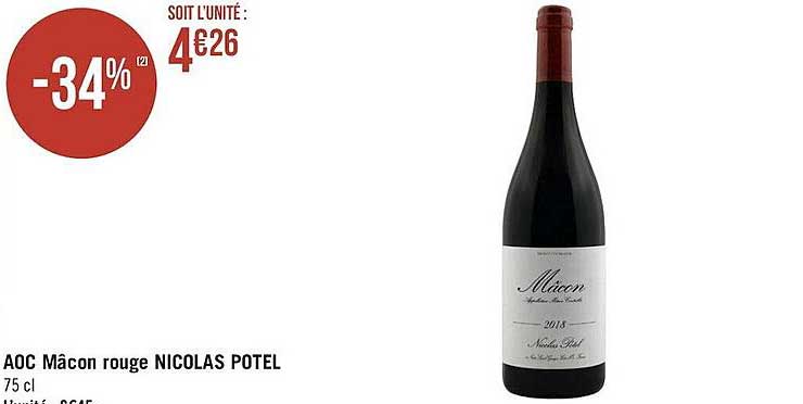 aoc mâcon rouge nicolas potel