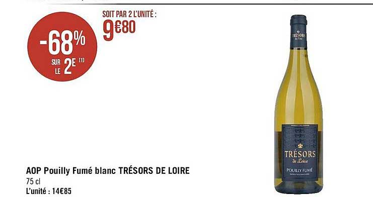aop pouilly fumé blanc trésors de loire