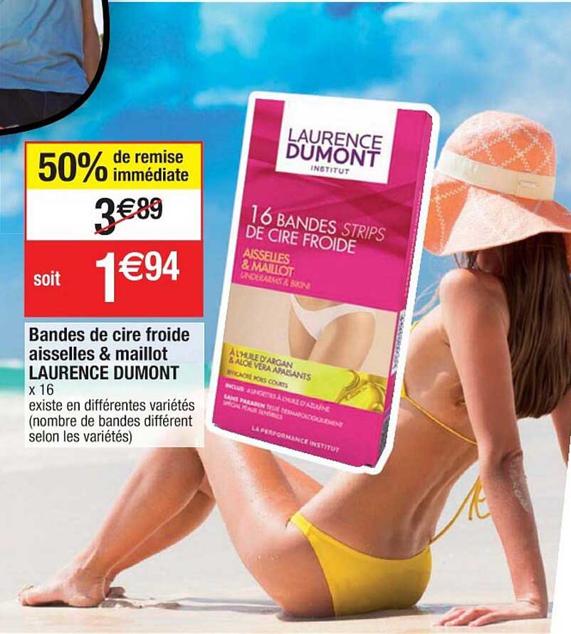 Bandes De Cire Froide Aisselles & Maillot Laurence Dumont