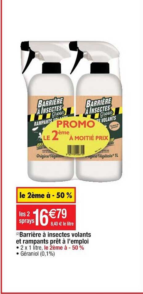 barrière à insectes volants et rampants prêt à l'emploi