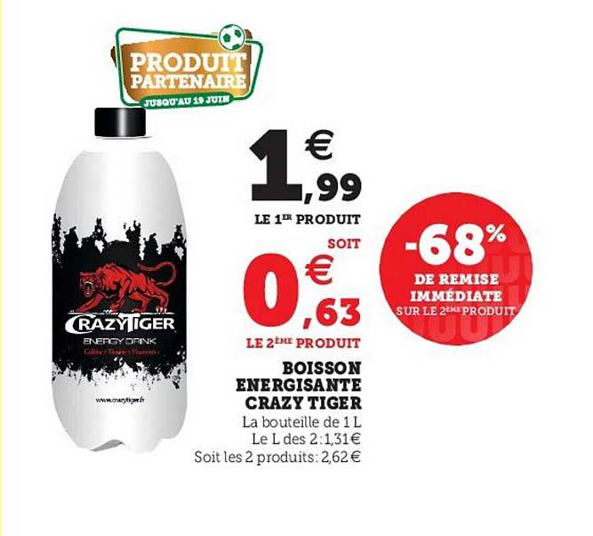 boisson energisante crazy tiger