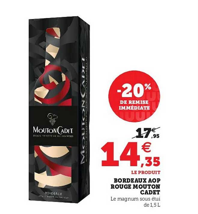 bordeaux aop rouge mouton cadet