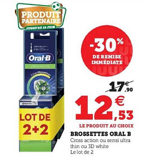 Brossettes Oral B