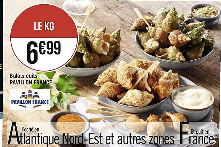 bulots cuits pavillon france