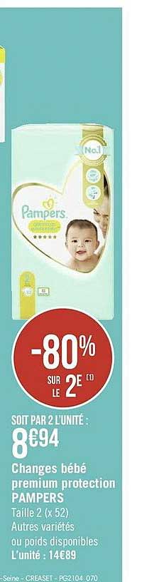 Changes Bébé Premium Protection Pampers