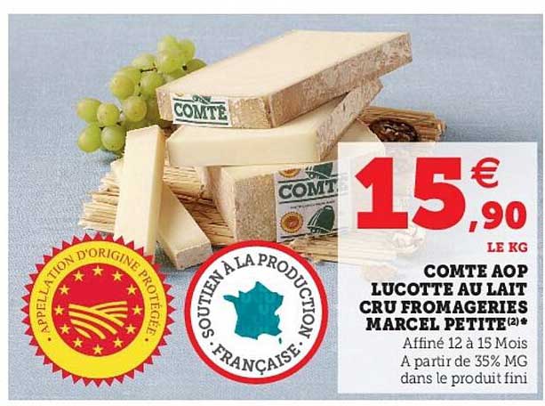 comte aop lucotte au ait cru from ageries marcel petite