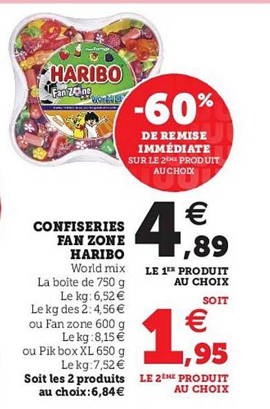 Confiseries Fan Zone Haribo