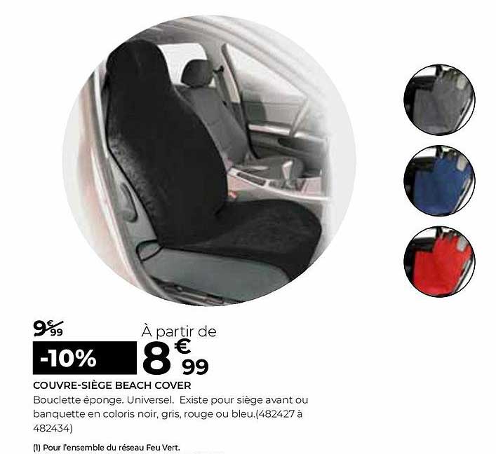 couvre-siège beach cover