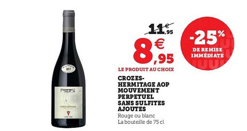 crozes-hermitage aop mouvement perpetuel sans sulfites ajoutes