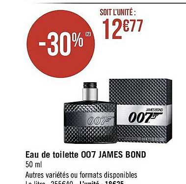 eau de toilette 007 james bond