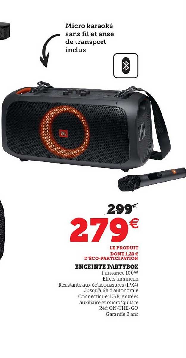 Enceinte Partybox