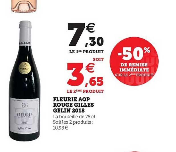 fleurie aop rouge gilles gelin 2018