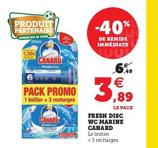 fresh disc wc marine canard