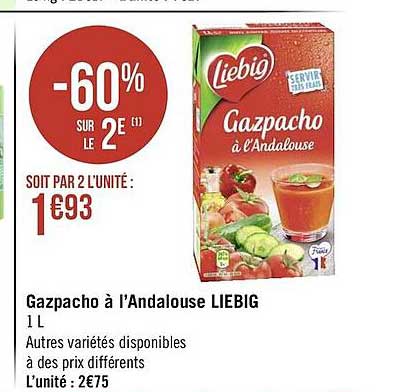 gazpacho à l'andalouse liebig
