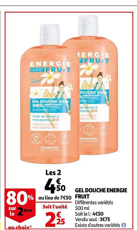 Gel Douche Energie Fruit