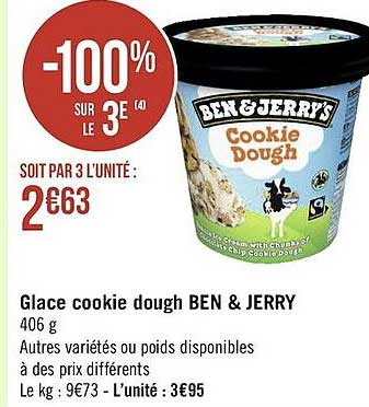 glace cookie dough ben & jerry